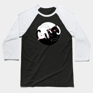 yin yang cats Baseball T-Shirt